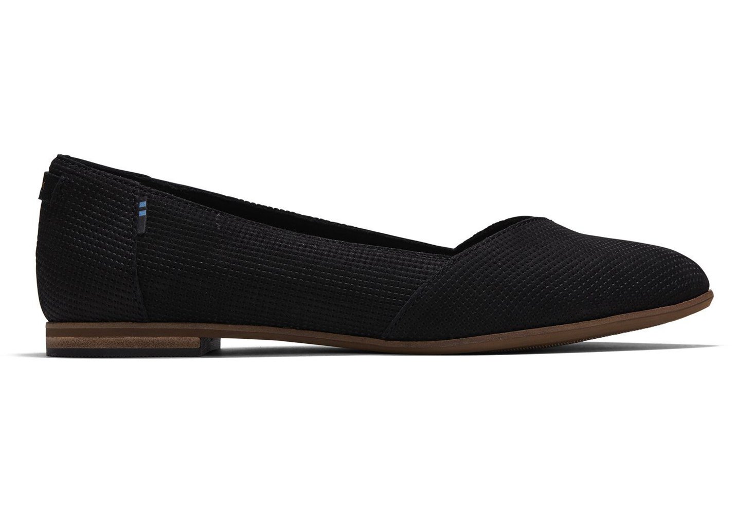 Toms Julie Flat Black - Womens - 18697-JYWB